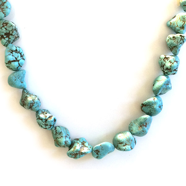 Turquoise Necklace 8mm Made in Italy