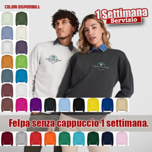 Felpa da Uomo e Donna senza cappuccio Clasica