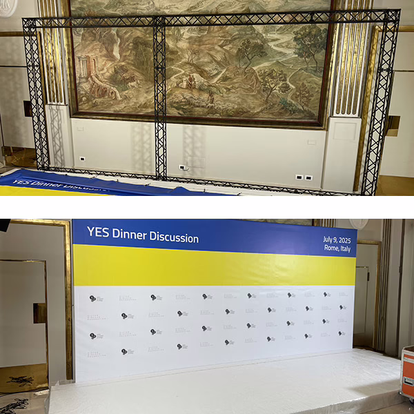 Struttura Personalizzata per Eventi – Stampata e Assemblata