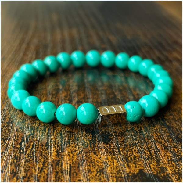 Turquoise Bracelet 6mm Italian Luxury Bracelets