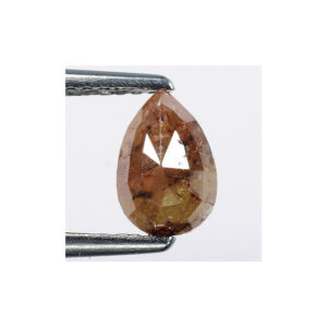 0.99Ct Pear Cut Orange Brown Diamond - Exquisite Rarity + AIG Certificate