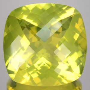 26,98Ct Natural Gorgeous Lemon Quartz + Certificate AIG Milan