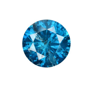 0.71 Cts Sparkling Rare Blue Color Natural Diamond AIG Certificate